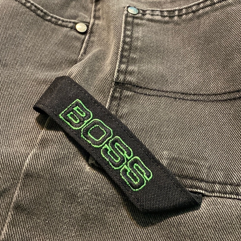 Boss Juniors Dark Gray Jean Shorts - Size 17 / 18 - Picture 12 of 12